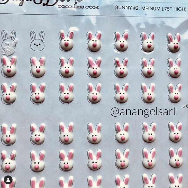 Chocolate Transfer Sheet (Easter Bunnies, Eggs) Edible for Decorations A4  Size