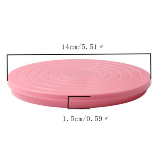 Corianne's Pink Cookie Turntable Swivel - cookie decorating supply for pick  up in Frederick, Maryland or shipping.