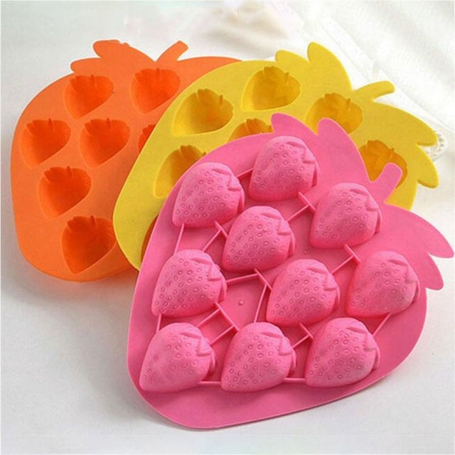 Small Strawberry Mold – The Crafts and Glitter Shop