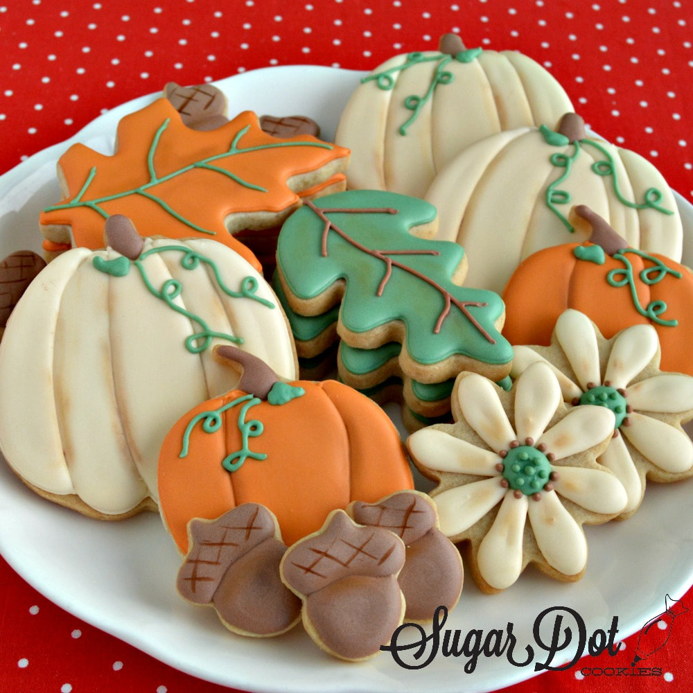 Fall Decorated Cookies