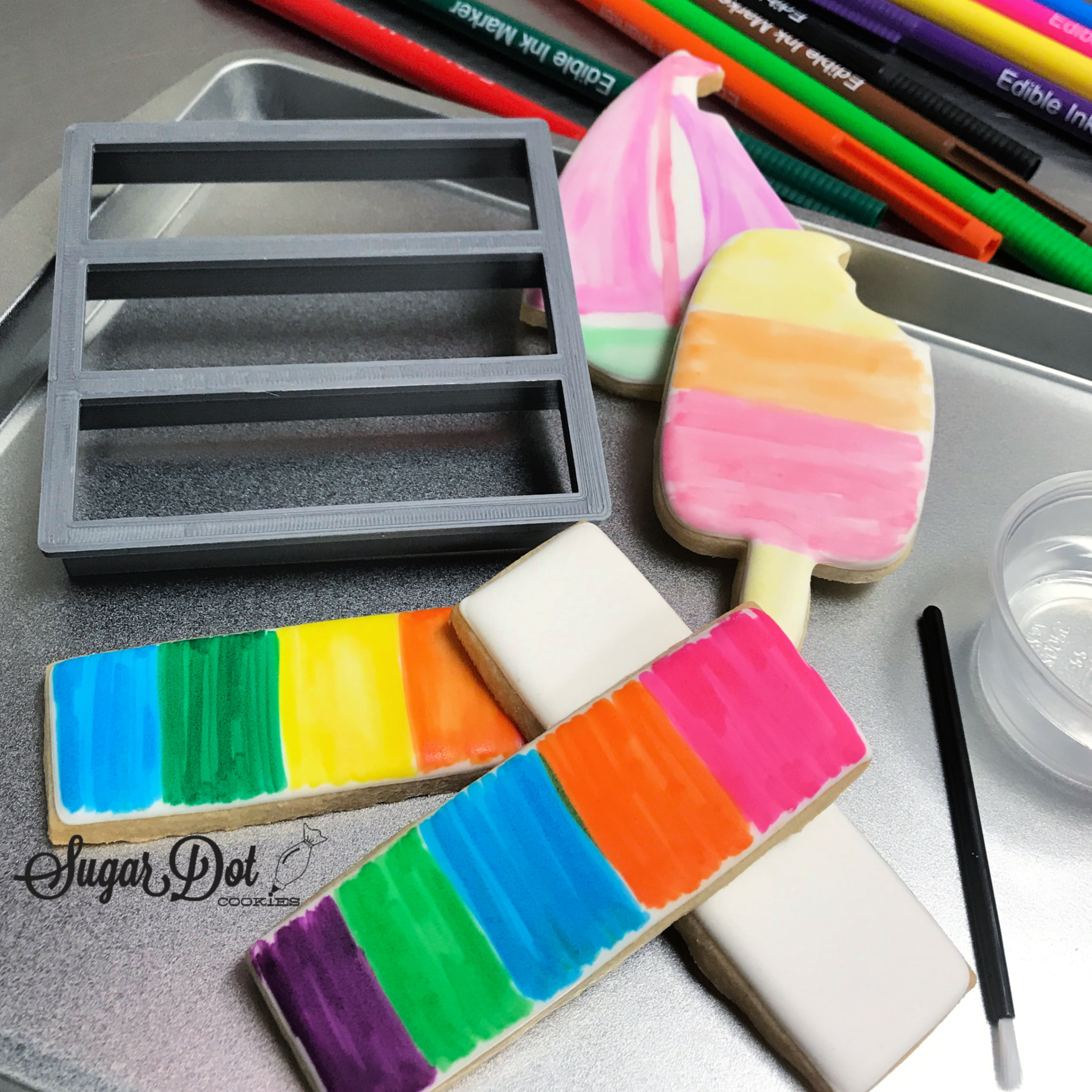 PYO Paint Your Own Brushes for Edible Cupcakes Palettes,Mini Paint Bru —  CHIMIYA