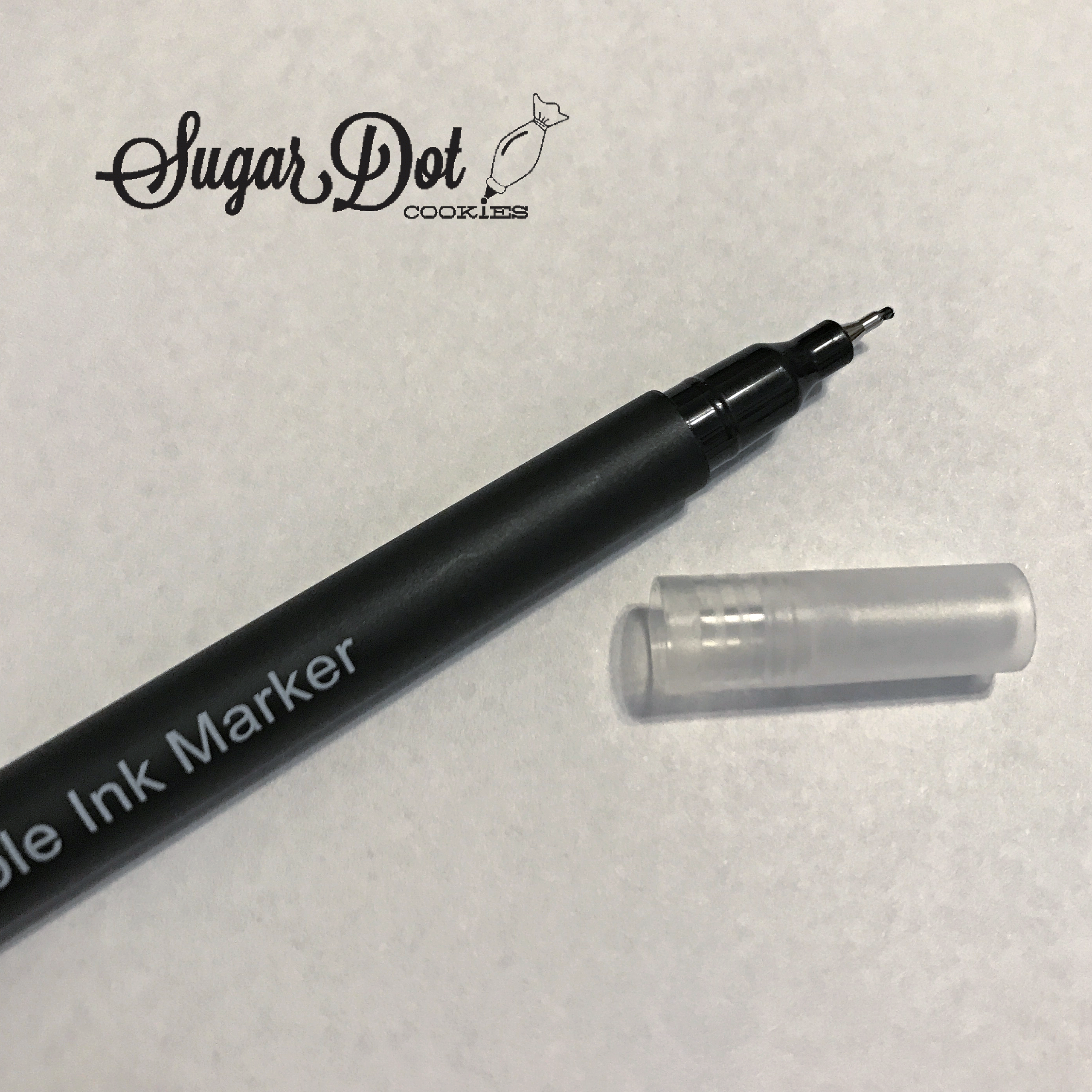 Ultra Fine Black Edible Dual Tip Markers for cookies and cakes