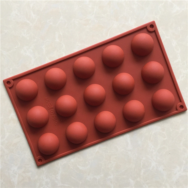 Small Silicone Half Sphere Molds - Chocolate Hot Cocoa Bombs