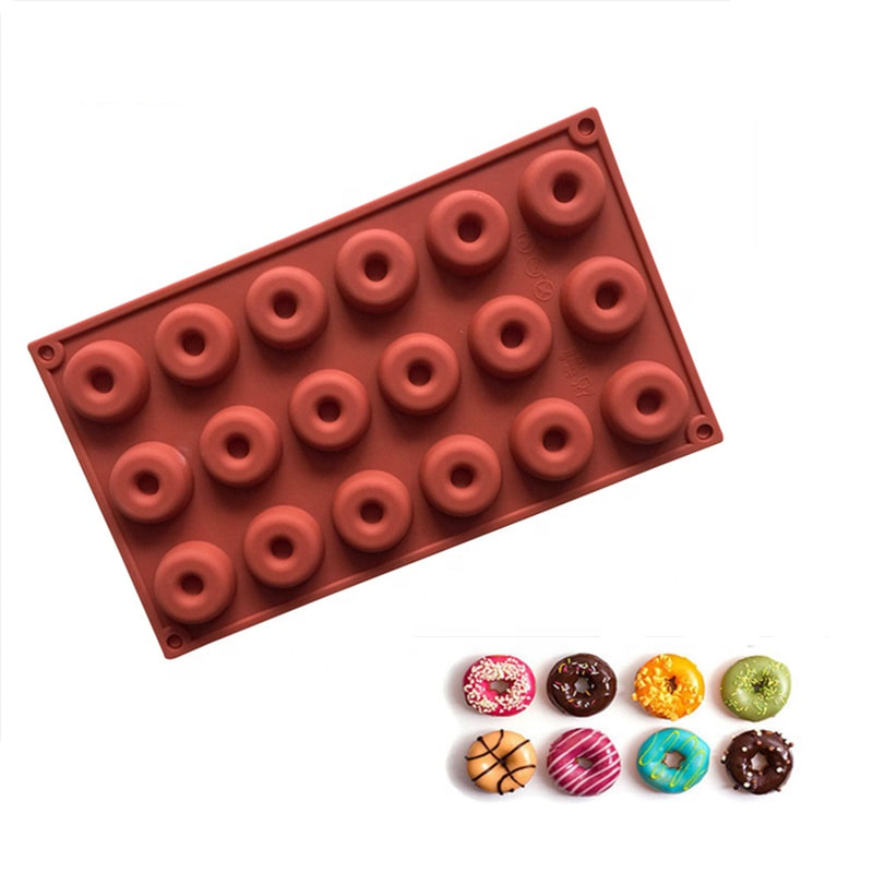 Winerming Silicone Molds for Candy 5 PCS Donut Gummy Mold/ Mini